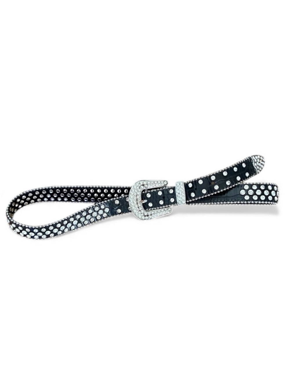 Glitz Leather Belt